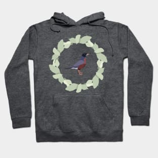 Robin in Leave Circle Hoodie